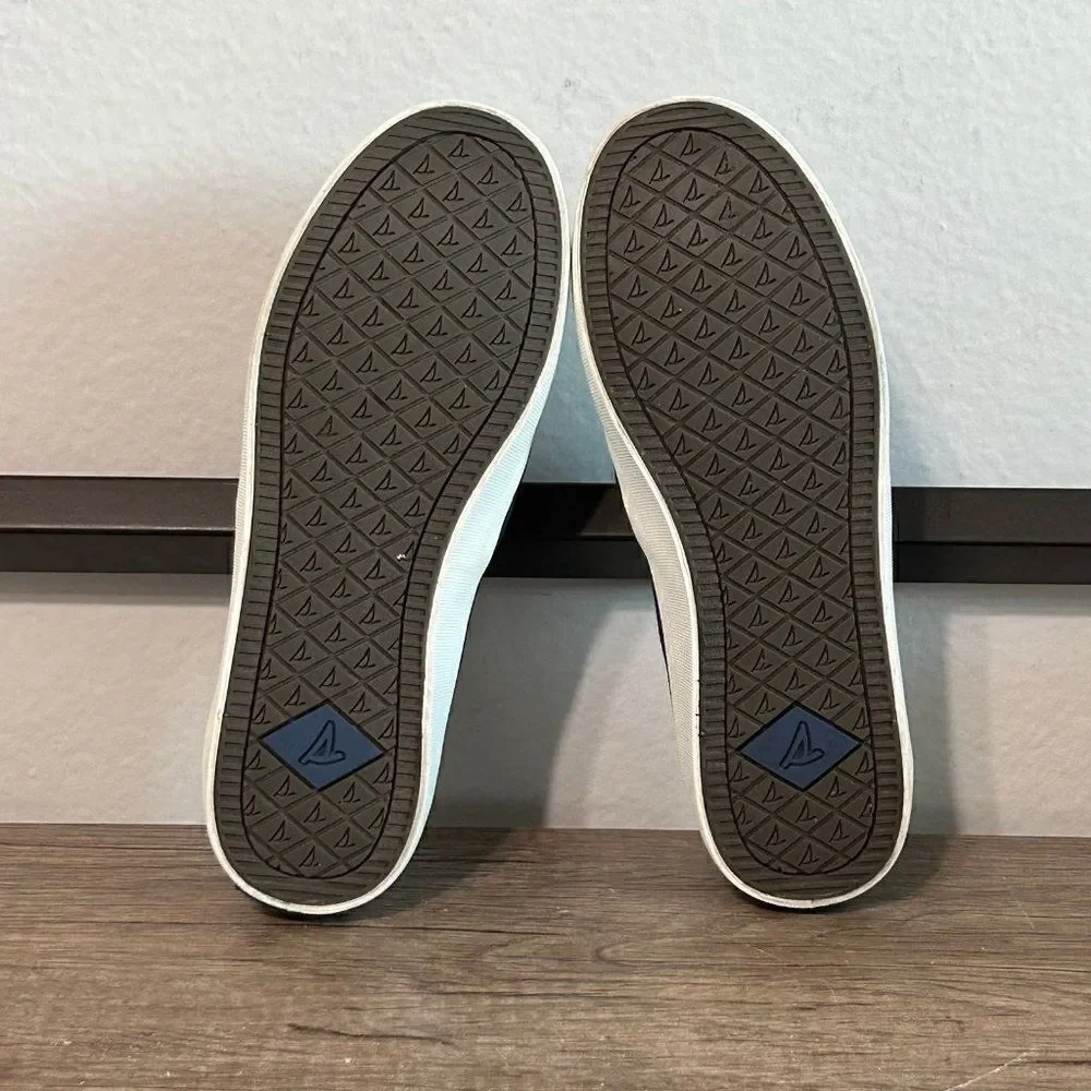 Sperry Crescent Twin Core Women’s Slip-On Shoes Size 6 Blue Animal Print - Picture 6 of 8